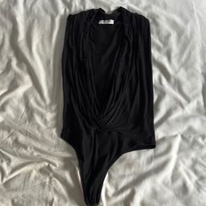 babaton black bodysuit